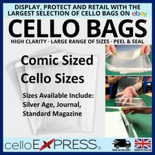 Clear cellophane Cello Display