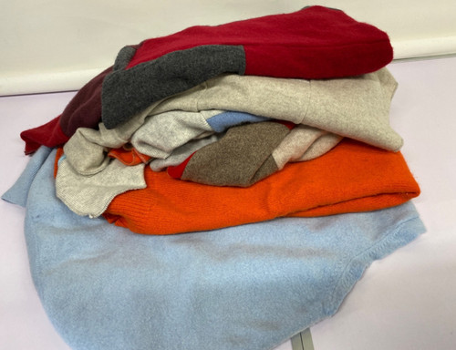 Pure cashmere knit fabric - pure,