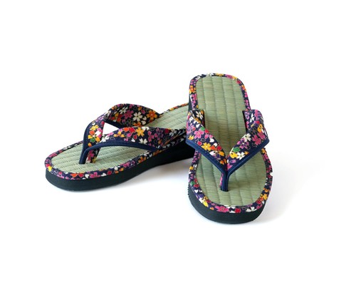 Navy 23cm japanese sandals - navy,