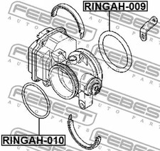 Throttle body gasket Outlet