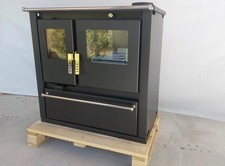 🔥 Cooking Stove Verso CS Plus Inox Wood Burner with Oven 7.7kW EcoDesign ЕЕК A+