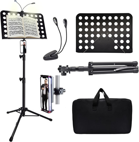 Music stand with light phone - stand,