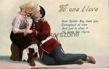 WW1 patriotic postcard Soldier