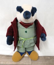 Vintage 1996 Wind in the Willows Badger 17" Plush Toy Carlton Born To Play (Mtr)
