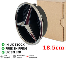 2PCS GRILLE CHROME STAR BADGE