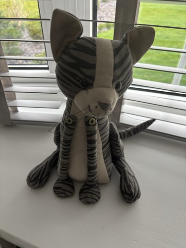 Dora tiddles cat doorstop grey - tiddles,