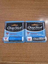 NEW-ChapStick  Classic Medicated Lip Balm Tube x2 , (0.15oz each) Exp 05/2027