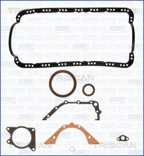 Crank case gasket set triscan - crank,