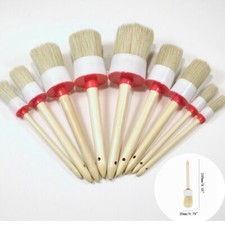 Round Bristle Wooden Handle