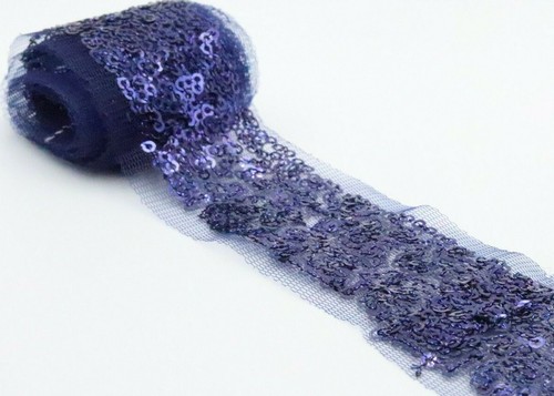 Sparkling embroidered lace