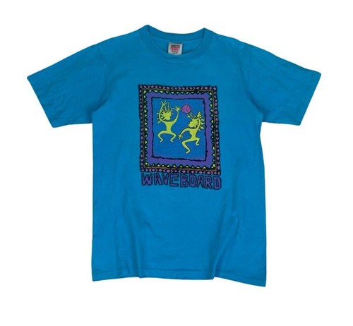 Vtg 90s oneita blue power - oneita, power-t
