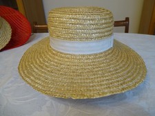 John Lewis wide brimmed straw