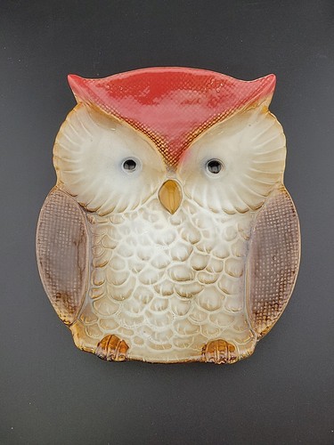 Vintage owl dish trinket candy - owl,