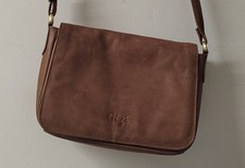 Gigi Brown Leather Shoulder