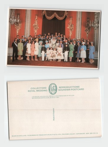 Postcard royal wedding - -,