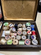 Vintage Cotton Sewing Reels In