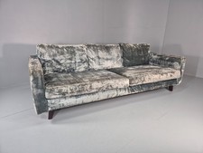 Huge 4 Seater Settee Turquoise