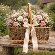 Willow Basket Confetti Basket