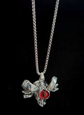 Gothic Horned Steer Necklace