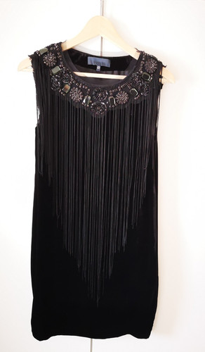 Bastyan black fringe