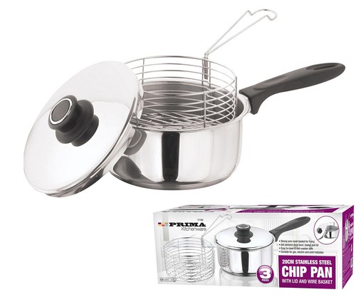 Stainless steel chip pan - stainless,