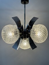 Mid-Century Chrome & Glass