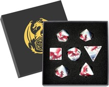 7pcs Polyhedral DND Dice Set -