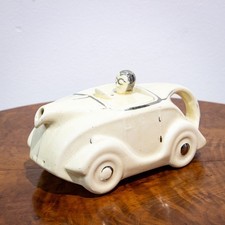White sadlers teapot - sadlers,