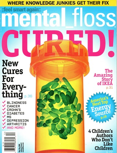 Mental floss november 2009 - floss, new