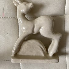 Vintage Ceramic Deer Statue
