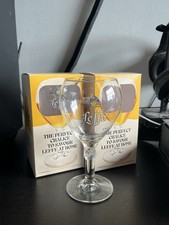 2x Leffe Belgian Beer Chalice Glass 33cl (55cl To Brim) In Gift Box New CE M22