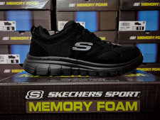 SKECHERS MENS SHOES BLACK