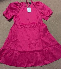 Fushia Pink Whistles Puffed