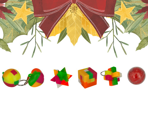 Christmas cracker puzzles toys - christmas,