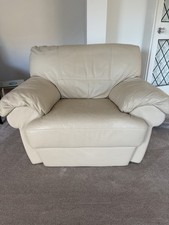Leather Sofa 2 Seater & Arm