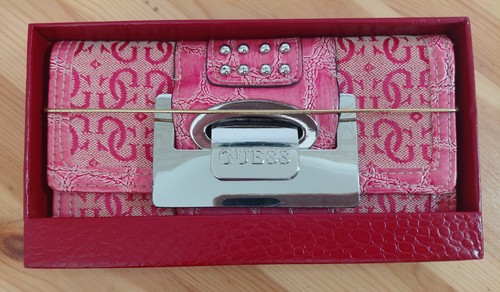 Vintage pink guess wallet