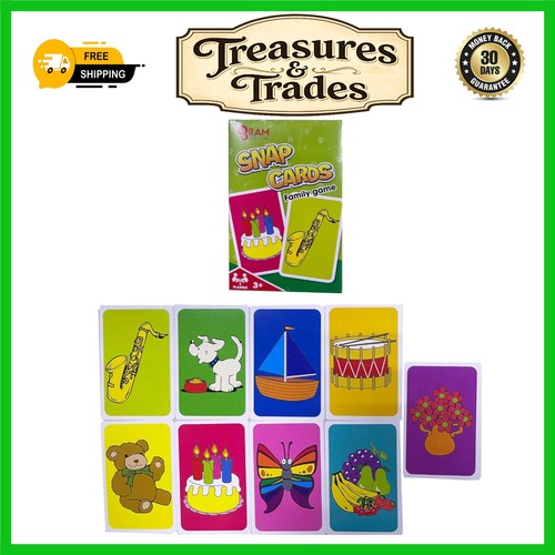Classic snap card game family - card,