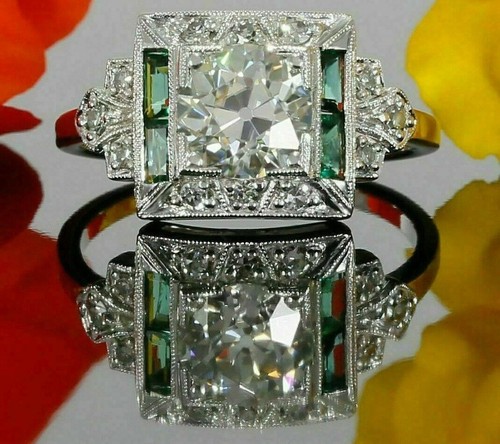 Round cut 75ct art - round, deco