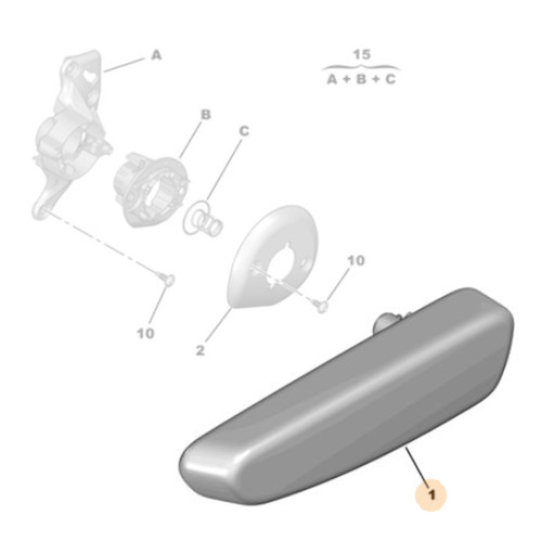 Genuine left arm - genuine, rest