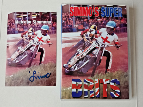 Malcolm simmons signed photo - malcolm,
