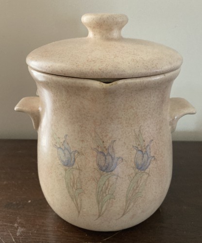 Grease drippings pottery pot - grease,