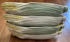Vintage 4 SylvaC 5043 Sweetcorn Corn on the Cob Dishes Vintage 1970s Excellent