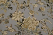 Mudan Platinum Waverly Fabric