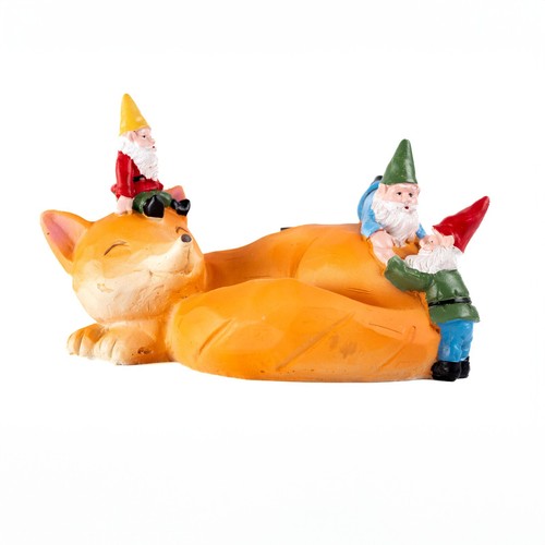 Solar garden fox ornament - solar,