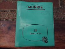 GENUINE MORRIS JB J-TYPE VAN (1949-61) -  BMC PAPERWORK RING BINDER