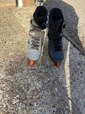 In-Liners Blue Vertex 1990s Vintage Inline Skates ( UK 9.5–10,) 