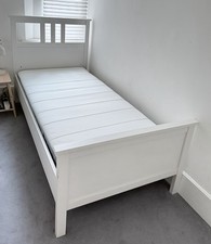 Ikea White Single Bed (Hemnes)