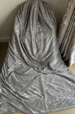 FABULOUS KYLIE MINOGUE GUN METAL GREY SEQUINNED BED THROW