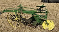 1895 John Deere Sulky 2 furrow horse drawn plough