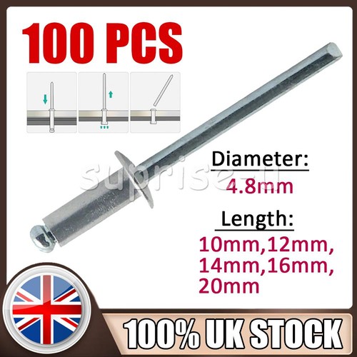 Aluminium blind rivets dome - aluminium,